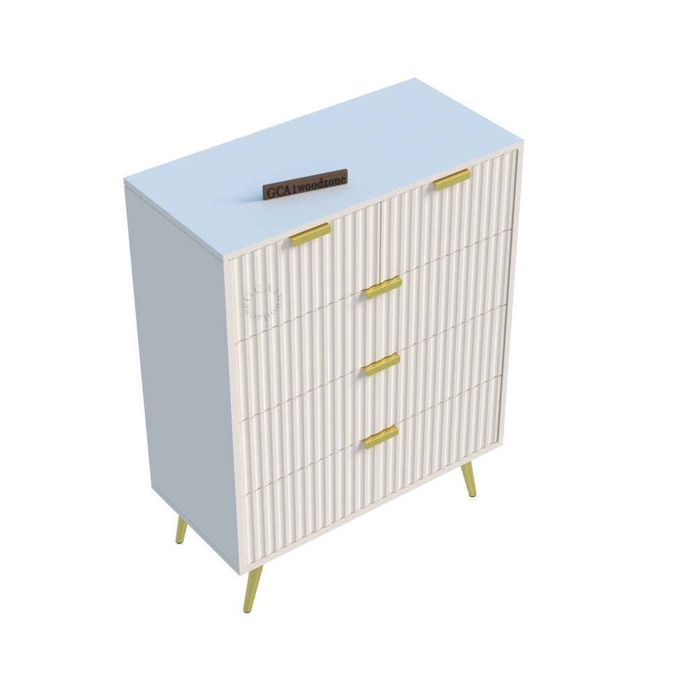 5 Drawers Dresser Console Cabinet for Bedroom, Living Room, Drawing Room