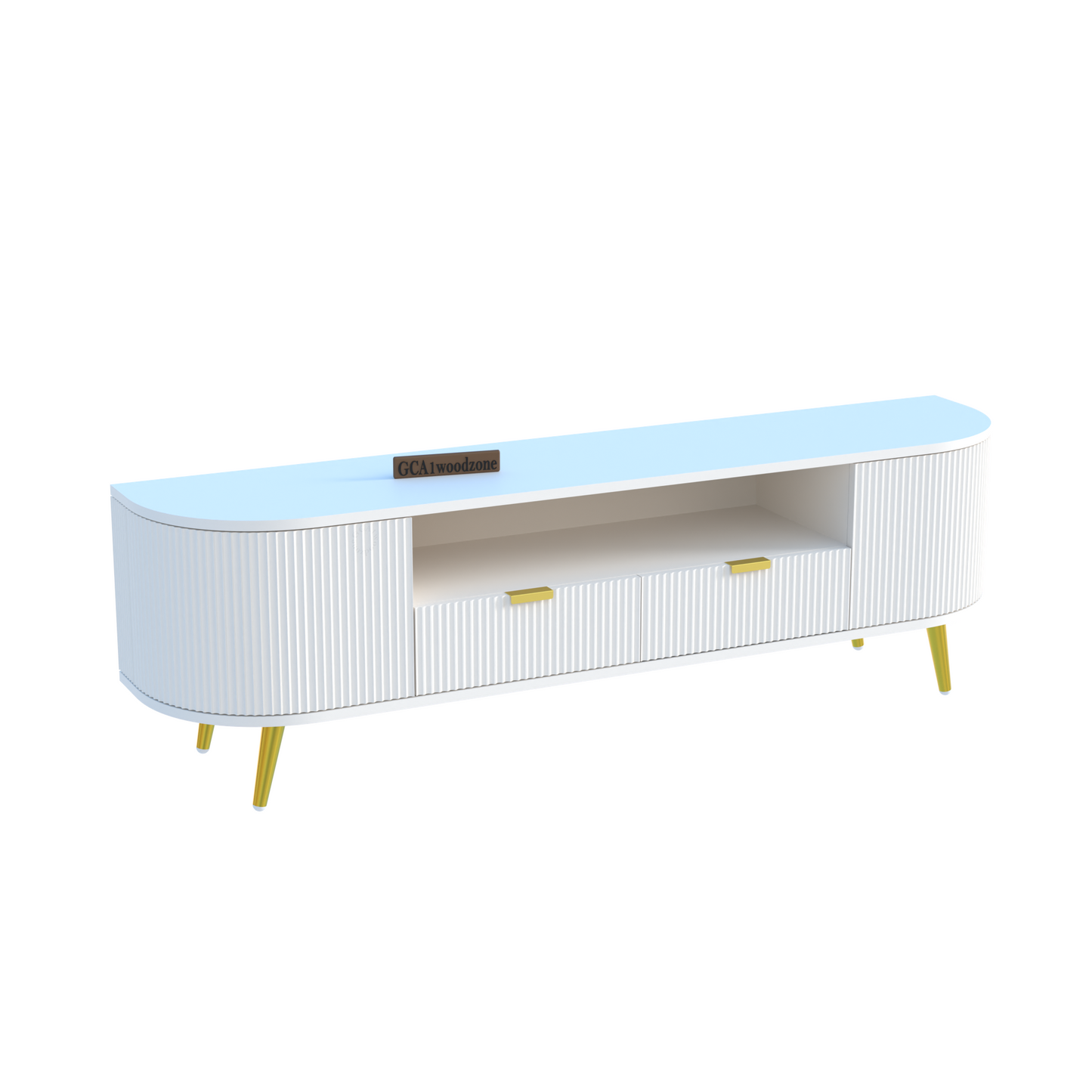 Modern TV Unit with Storage for Living Room - 5 Year Warranty