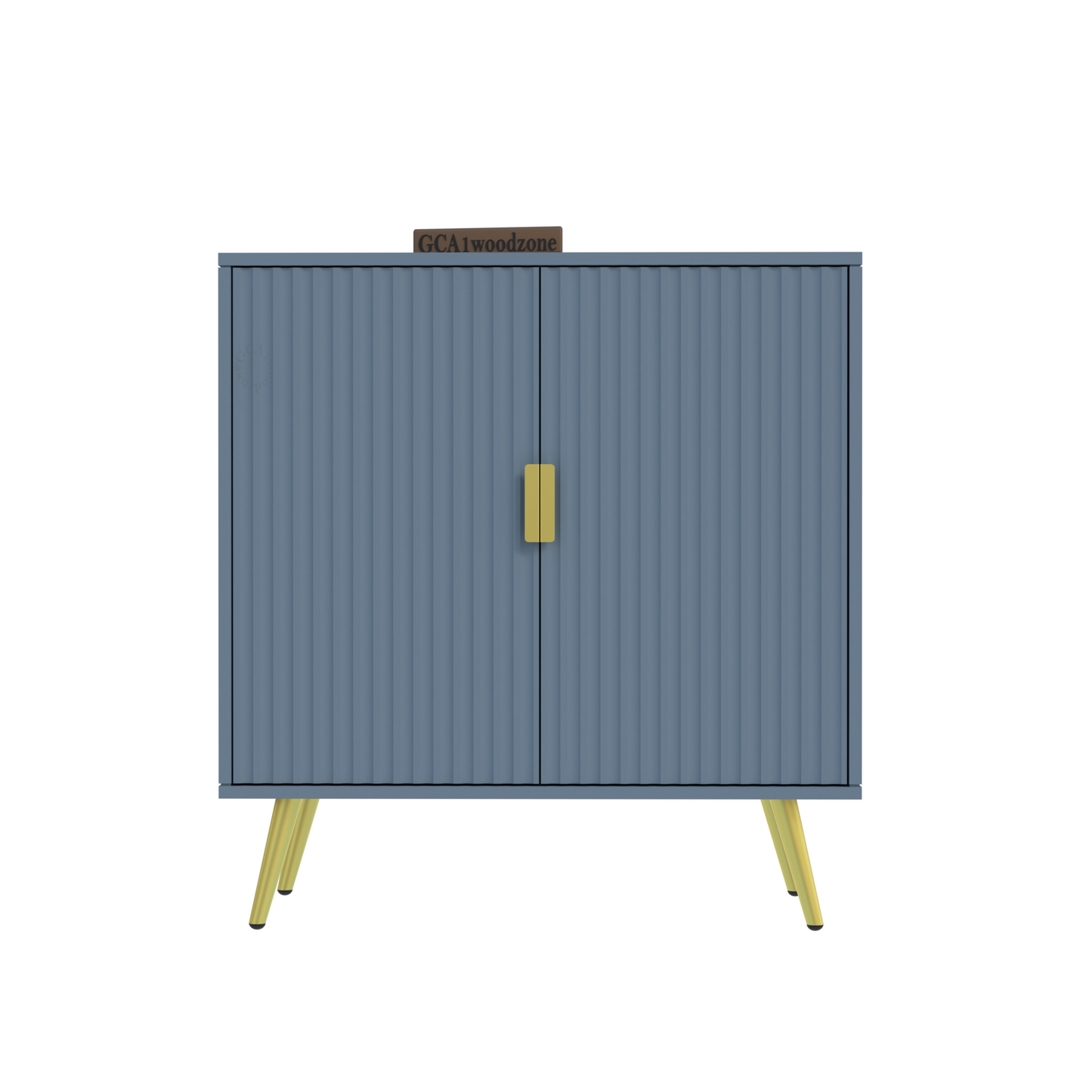 FURNITELL 2 DOOR SIDEBOARD -GRAY Furnitell