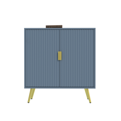 FURNITELL 2 DOOR SIDEBOARD -GRAY Furnitell