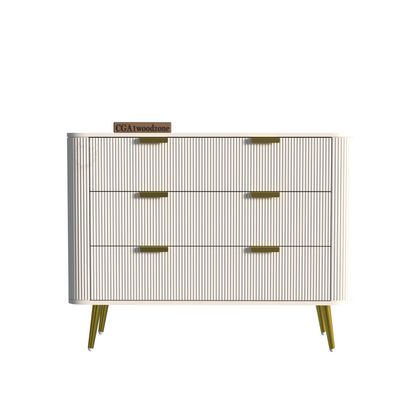 FURNITELL RR  3 DRAWER CHEST -WHITE Furnitell