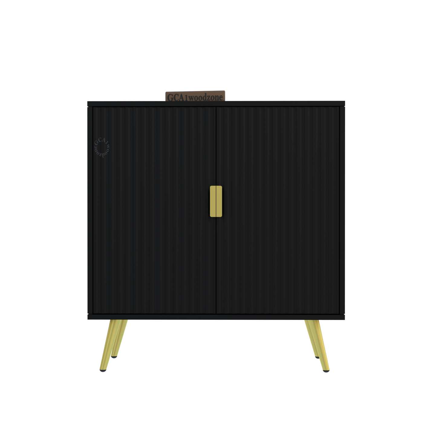 FURNITELL 2 DOOR SIDEBOARD -BLACK Furnitell
