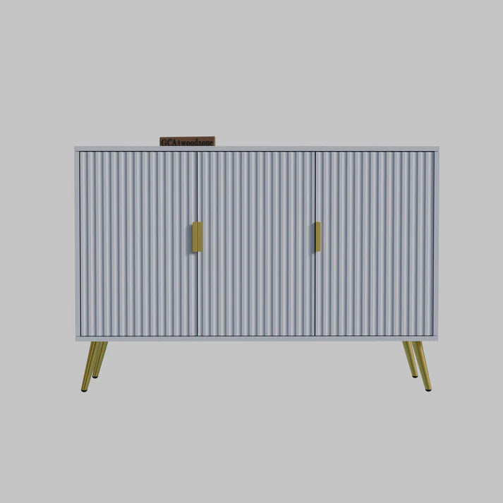 FURNITELL SIDEBOARD 3 DOOR WHITE - 5 Years Warranty Furnitell