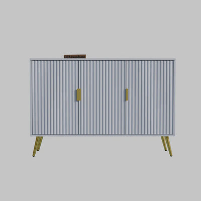 FURNITELL SIDEBOARD 3 DOOR WHITE - 5 Years Warranty Furnitell
