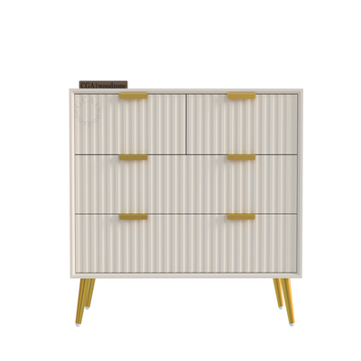 FURNITELL 4 DRAWER CHEST -WHITE Furnitell