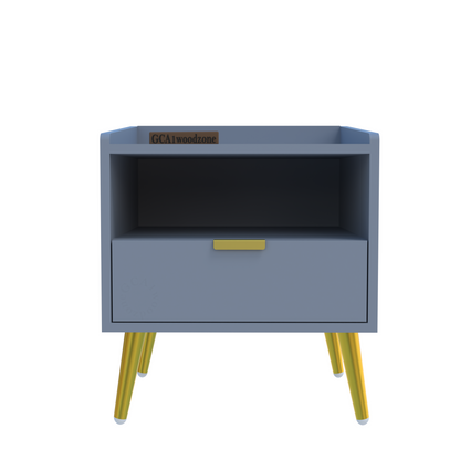 FURNITELL BED SIDE TABLE-GREY Furnitell