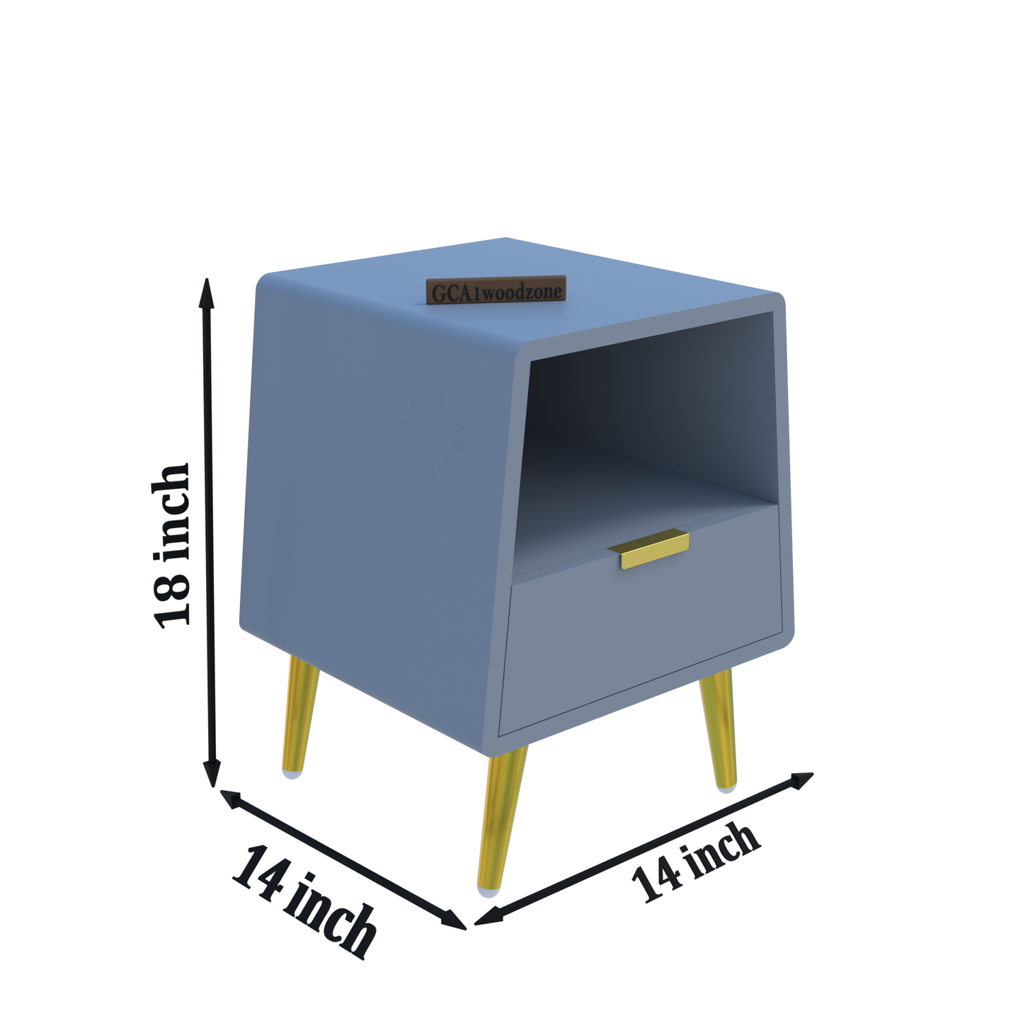 FURNITELL BED SITE TABEL-GRAY Furnitell