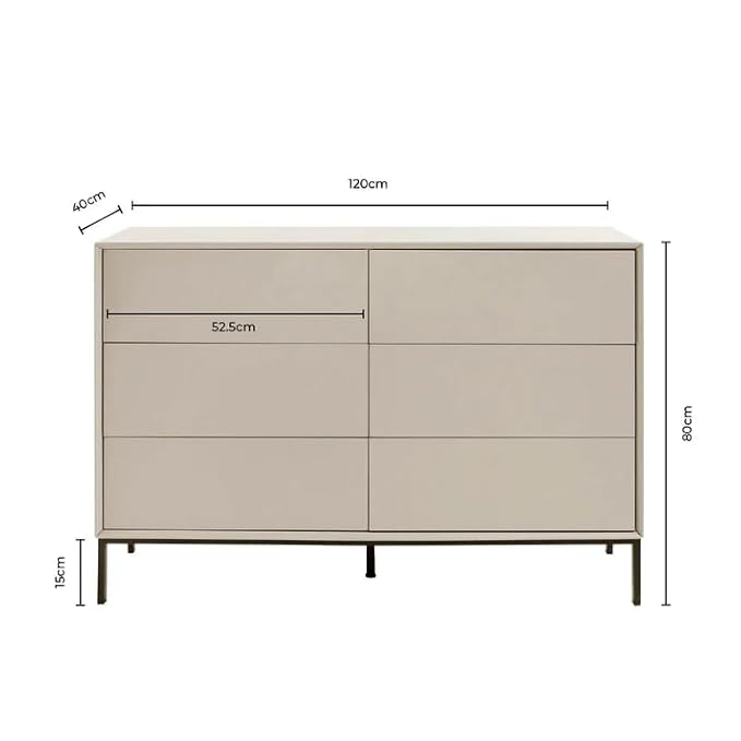 Wooden Chest of 6 Drawers