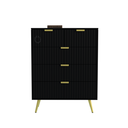 5 Drawers Dresser Console Cabinet for Bedroom, Living Room, Drawing Room Furnitell