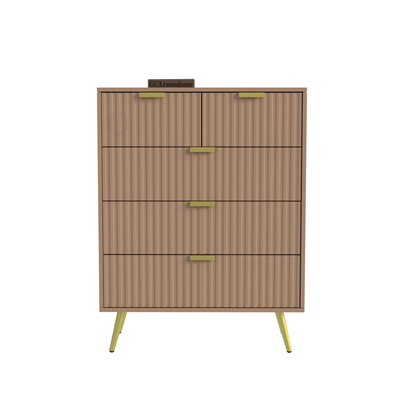 5 Drawers Dresser Console Cabinet for Bedroom, Living Room, Drawing Room Furnitell