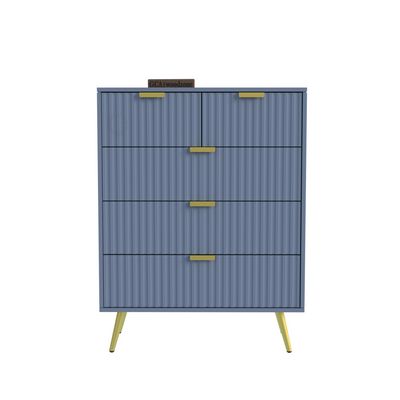 5 Drawers Dresser Console Cabinet for Bedroom, Living Room, Drawing Room Furnitell