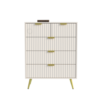 5 Drawers Dresser Console Cabinet for Bedroom, Living Room, Drawing Room Furnitell