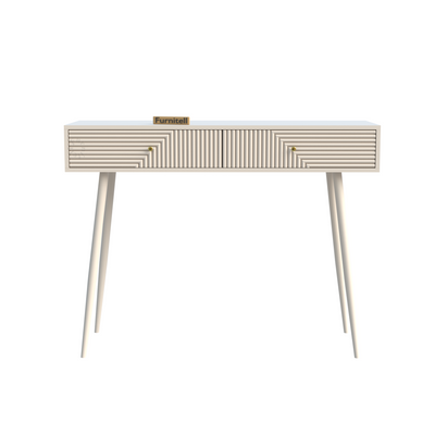 Furnitell Modern Console Table with 2 Drawers | 5 Year Warranty