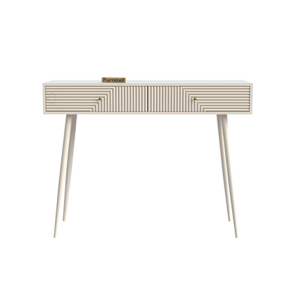 Furnitell Modern Console Table with 2 Drawers | 5 Year Warranty