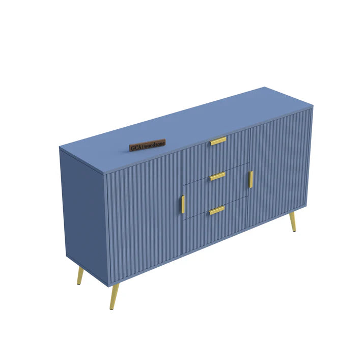 FURNITELL SIDEBOARD 3 DRAWER 2 DOOR - BEIGE Furnitell
