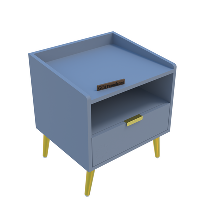 FURNITELL BED SIDE TABLE-GREY Furnitell