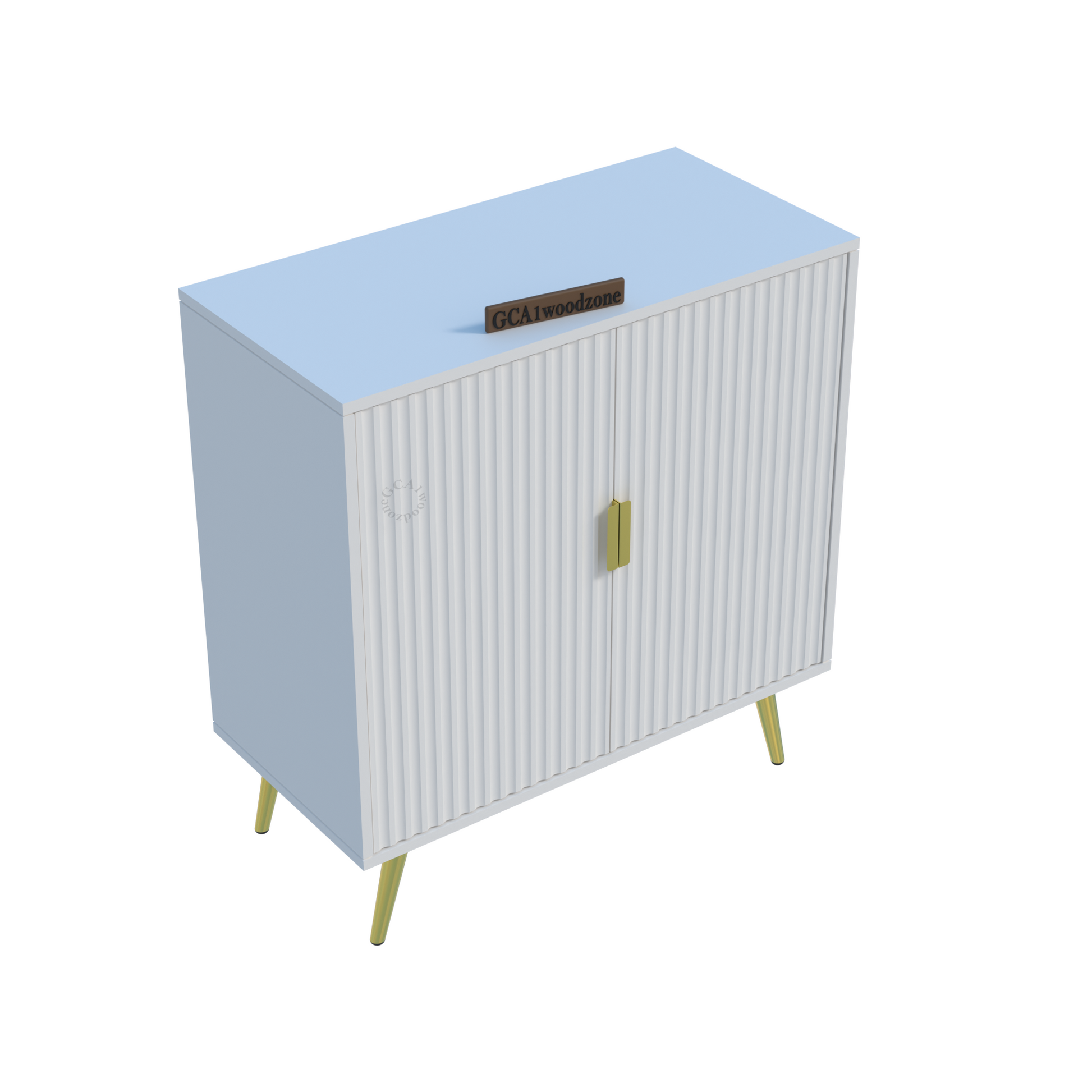 FURNITELL 2 DOOR SIDEBOARD -WHITE Furnitell