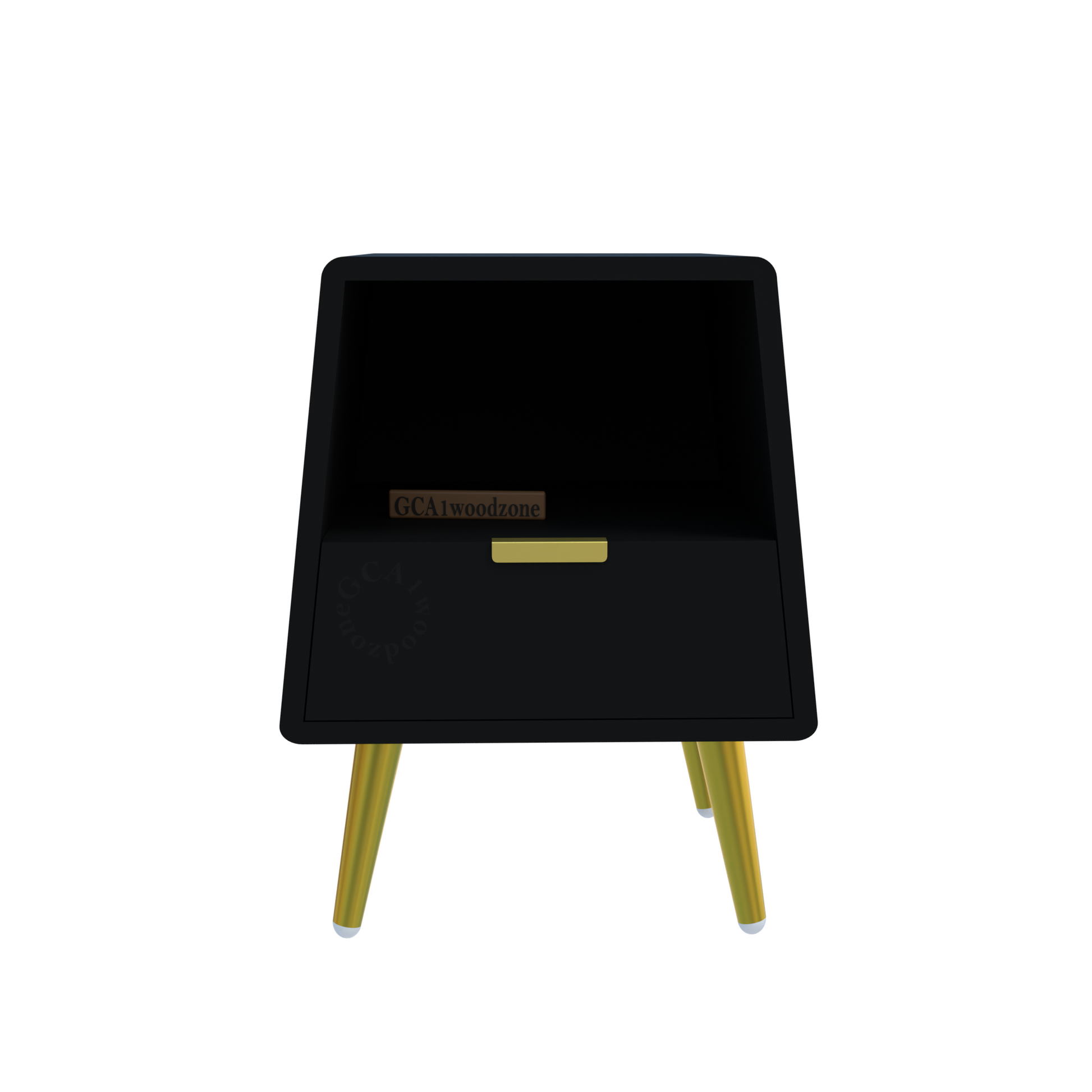 FURNITELL BED SIDE TABEL-BLACK Furnitell