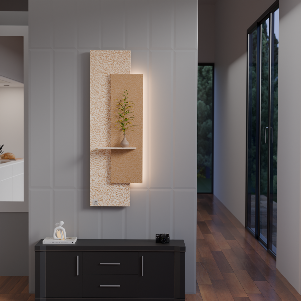 Furnitell: The Luminous Sculpted Collection