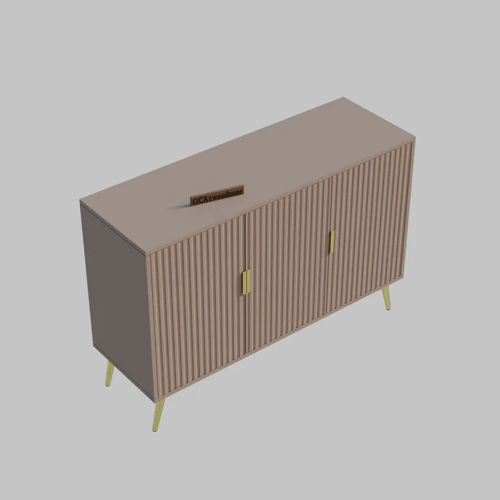 FURNITELL SIDEBOARD 3 DOOR WHITE - 5 Years Warranty Furnitell