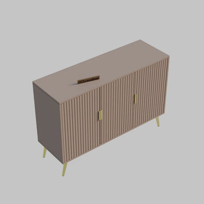 FURNITELL SIDEBOARD 3 DOOR WHITE - 5 Years Warranty Furnitell