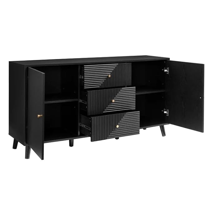 Furnitell  Solid Wood  Sideboard Furnitell