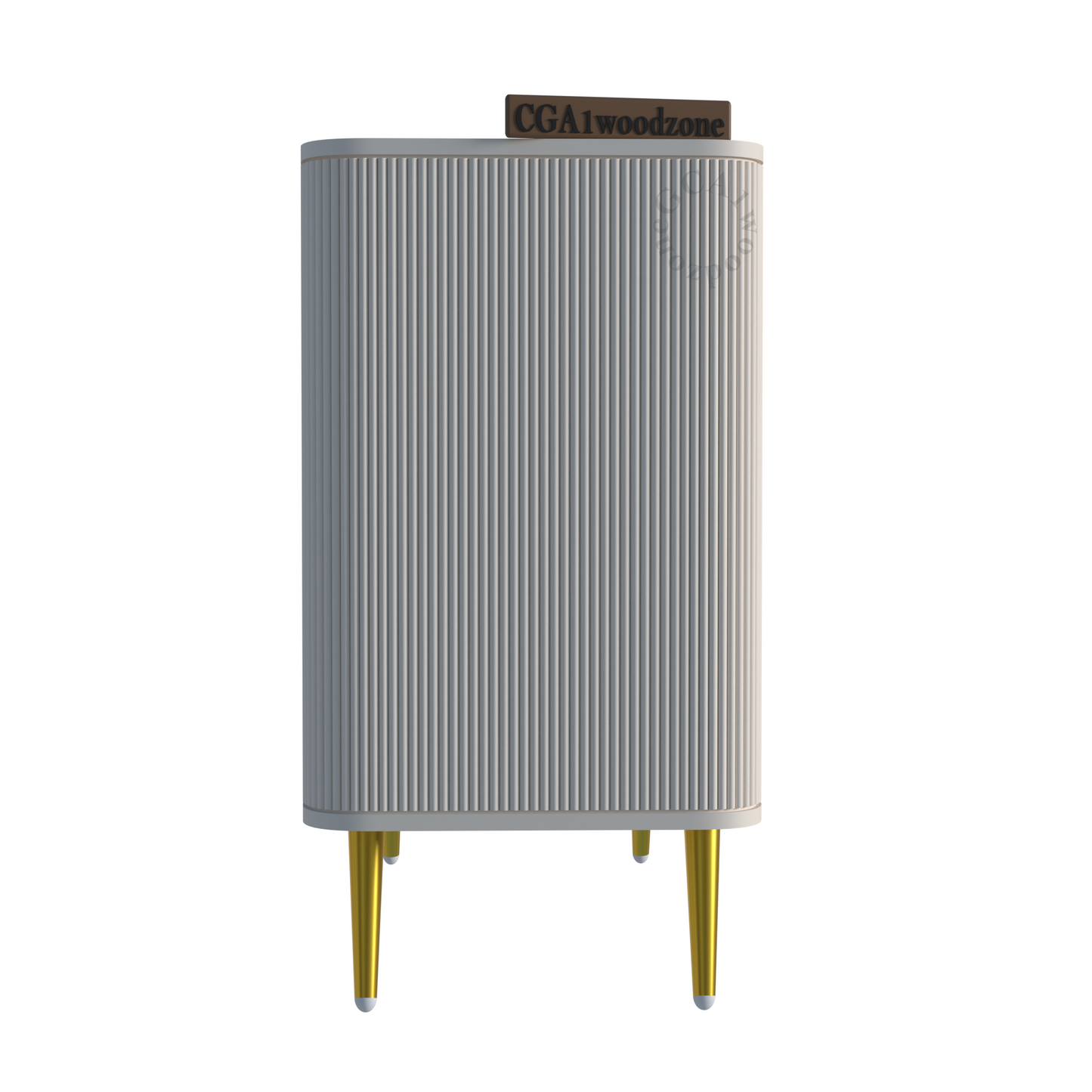 FURNITELL RR  3 DRAWER CHEST -WHITE Furnitell