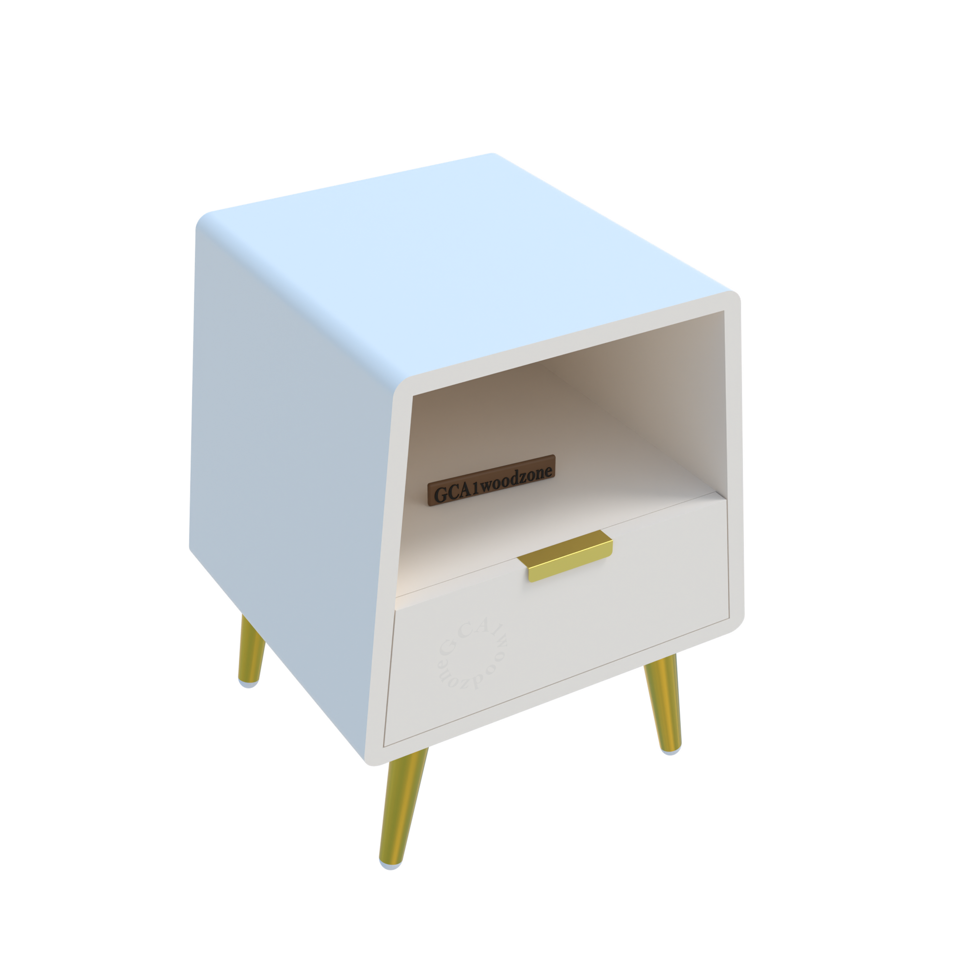 FURNITELL BED SITE TABEL-WHITE Furnitell