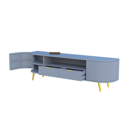 Modern TV Unit with Storage for Living Room - 5 Year Warranty