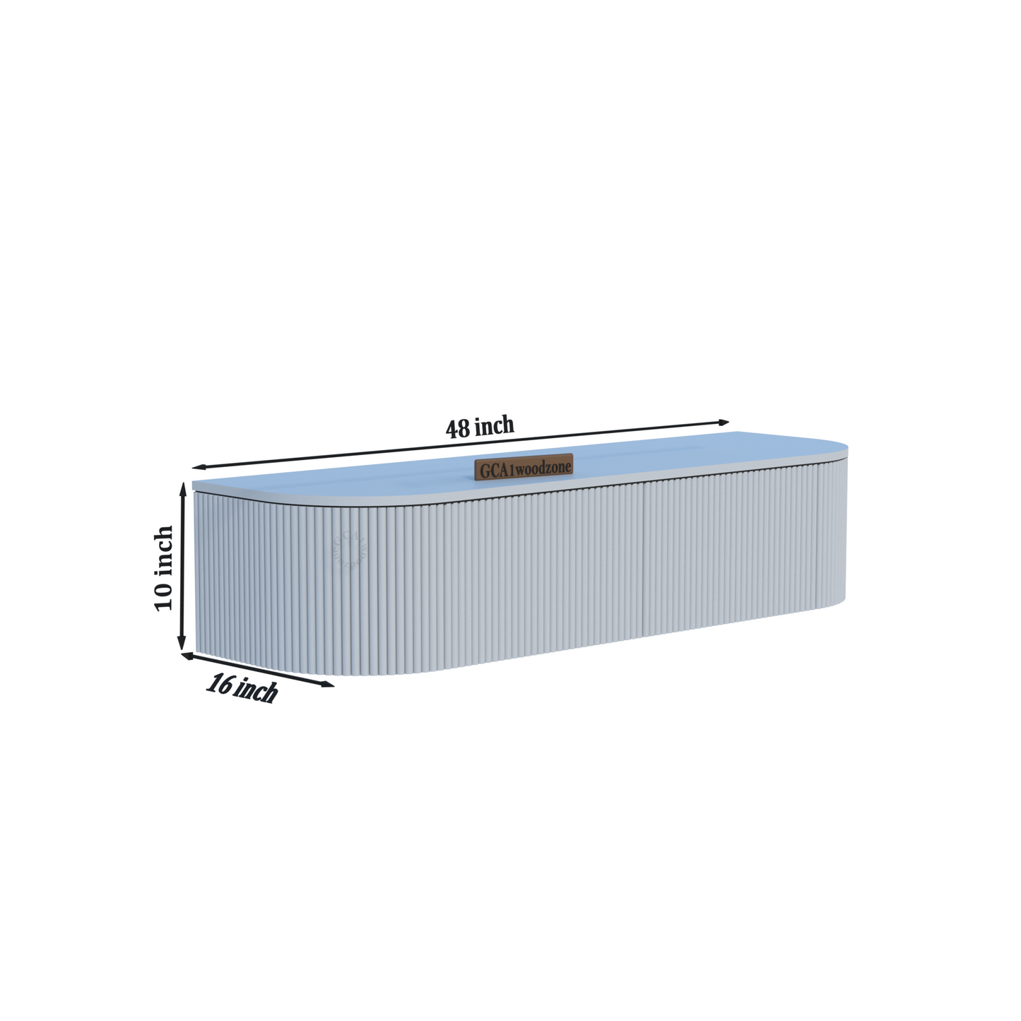 Furnitell Modern Floating Wall-Mounted TV Stand Furnitell