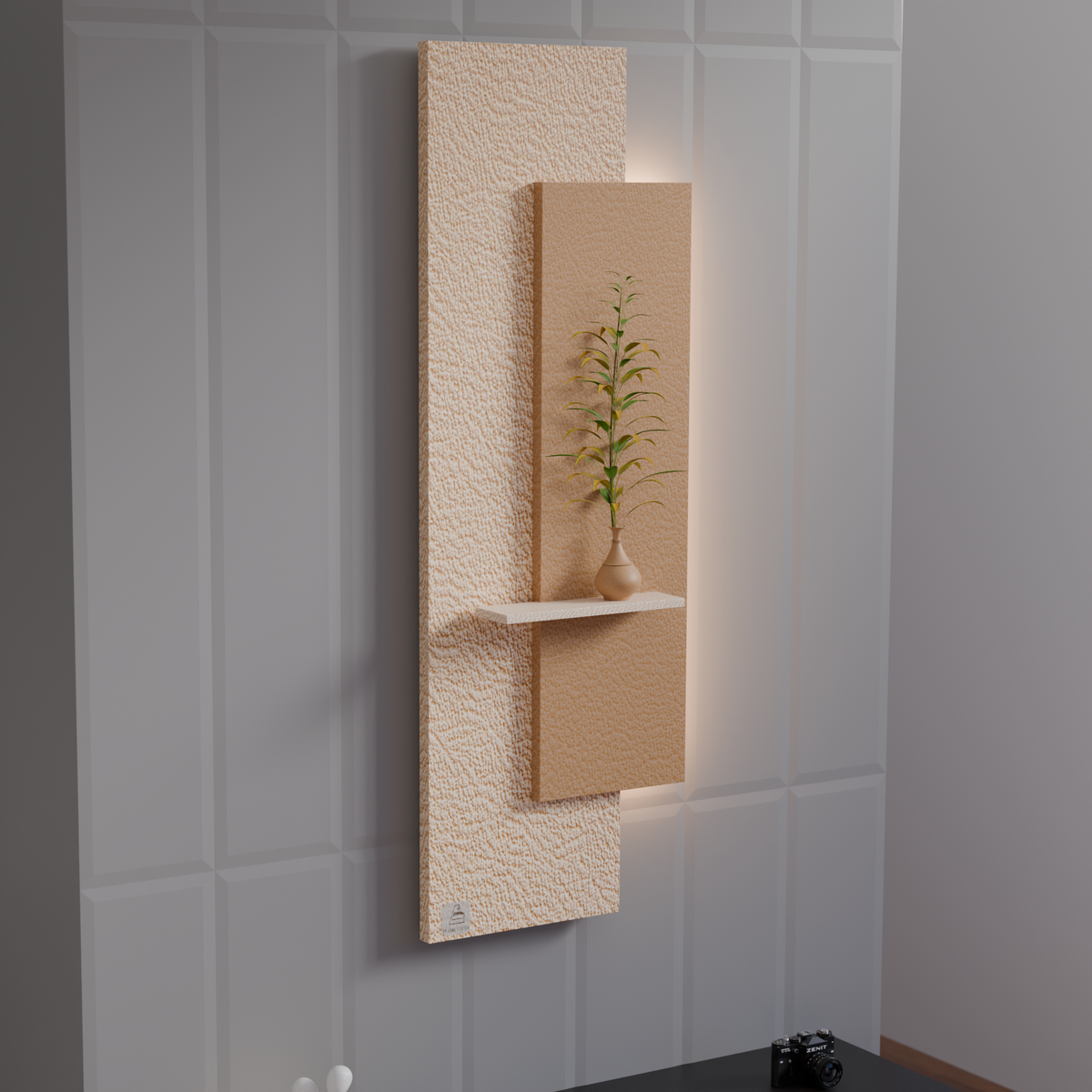 Furnitell: The Luminous Sculpted Collection
