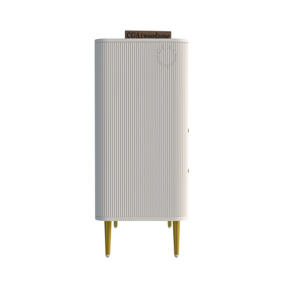 FURNITELL 5 DRAWER CHESTOR -WHITE Furnitell