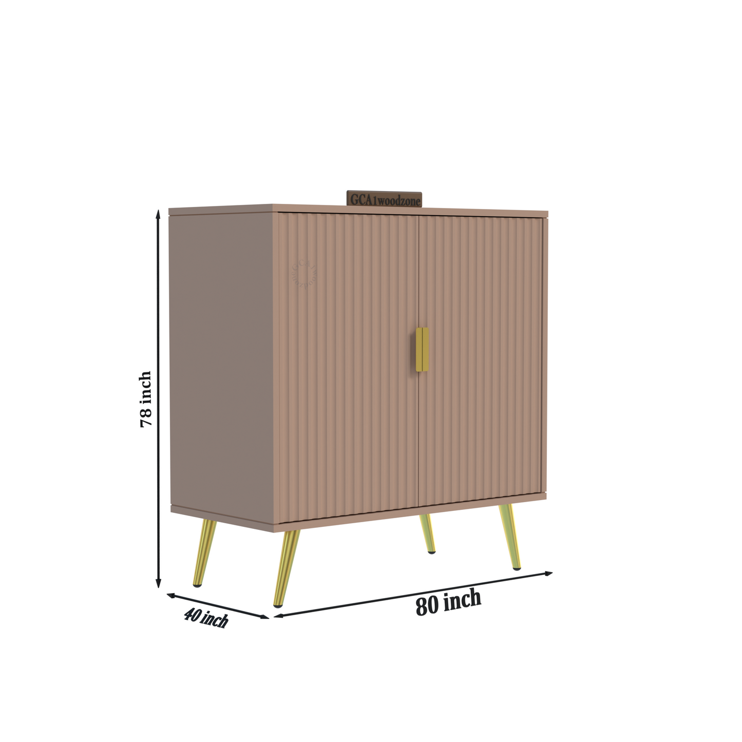 FURNITELL 2 DOOR SIDEBOARD -TOUPE Furnitell