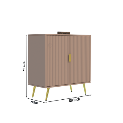 FURNITELL 2 DOOR SIDEBOARD -TOUPE Furnitell