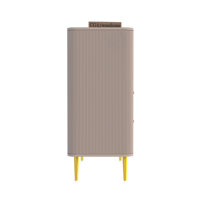 FURNITELL 5 DRAWER CHESTOR -TAUPE Furnitell