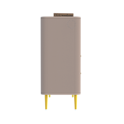 FURNITELL 5 DRAWER CHESTOR -TAUPE Furnitell