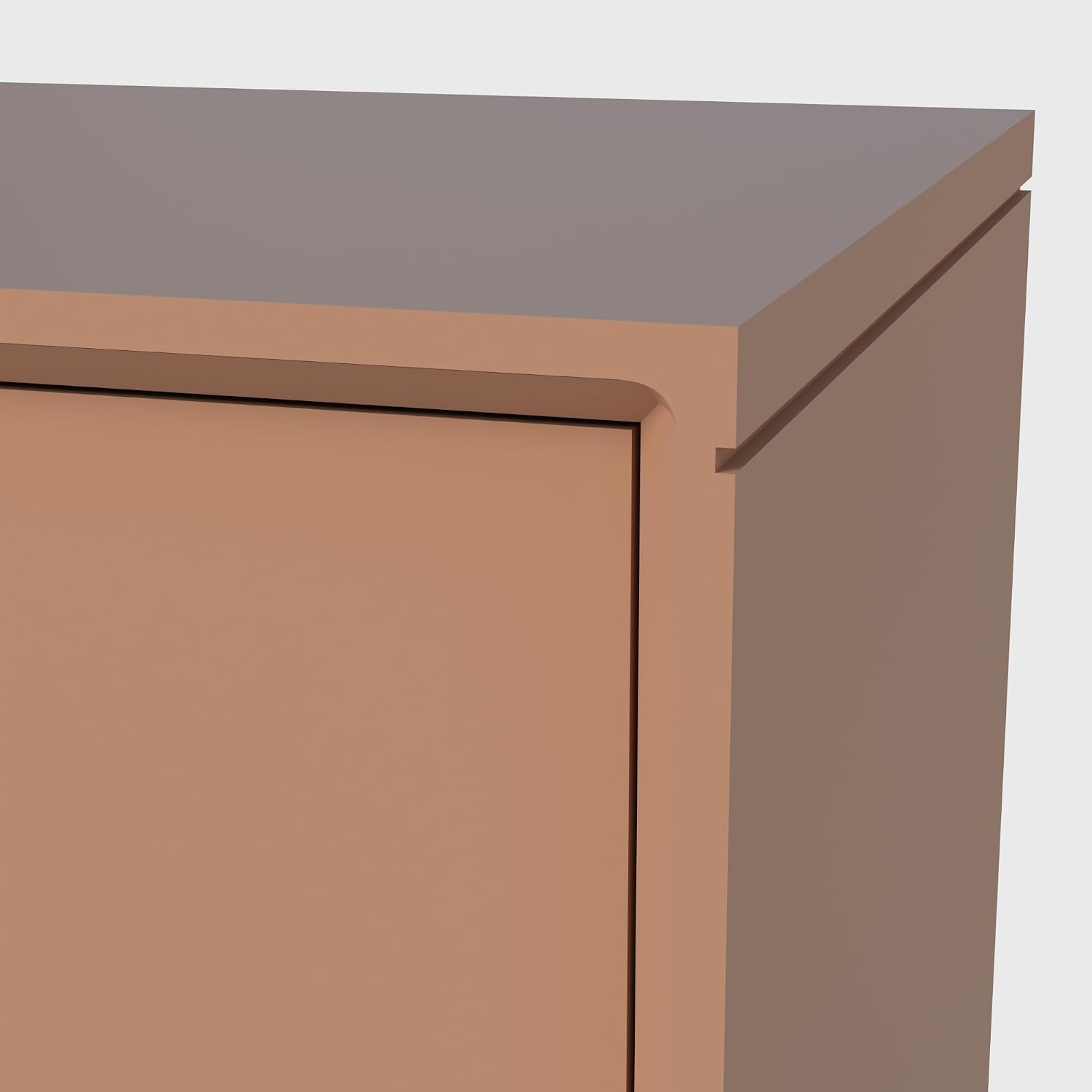 Walnut Brown Storage Cabinet with Drawers | Modern Design furnitell