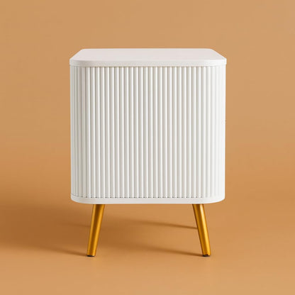 Bed Side Nightstand Lamp Table with 2 Drawers Furnitell