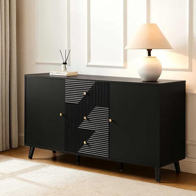 Furnitell  Solid Wood  Sideboard Furnitell