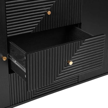 Furnitell  Solid Wood  Sideboard Furnitell