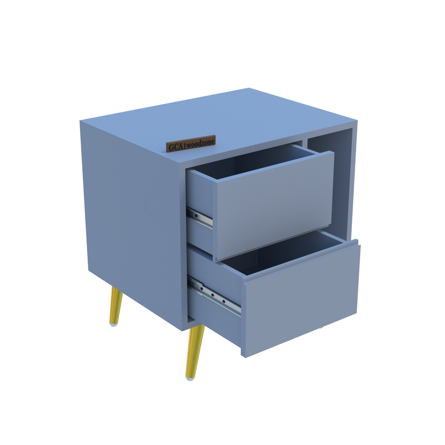 FURNITELL BED SIDE TABEL-GREY Furnitell