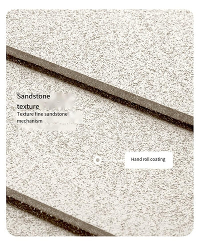 Sandstone Texture LED Wall Planter Panel with Glass Vase Furnitell