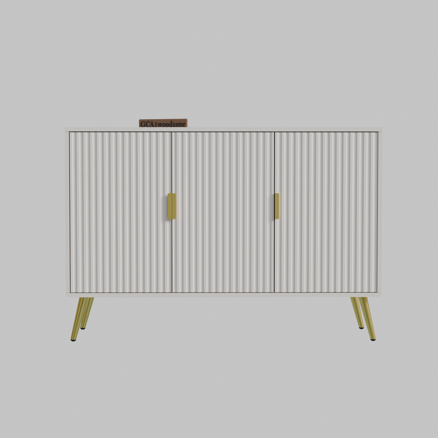 FURNITELL SIDEBOARD 3 DOOR -WHITE Furnitell