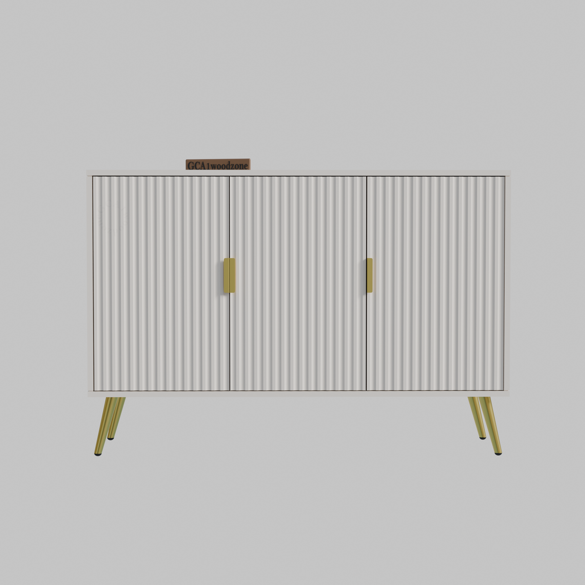 FURNITELL SIDEBOARD 3 DOOR -WHITE Furnitell
