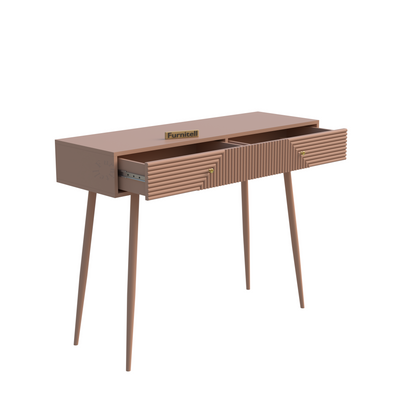Furnitell Modern Console Table with 2 Drawers | 5 Year Warranty