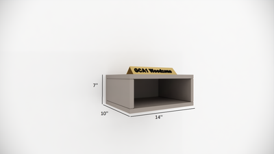 FURNITELL WELLMOUNT BED SIDE-BEIGE Furnitell