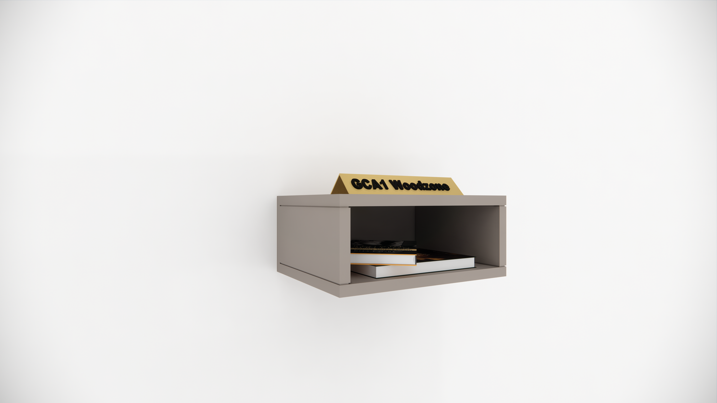 FURNITELL WELLMOUNT BED SIDE-BEIGE Furnitell