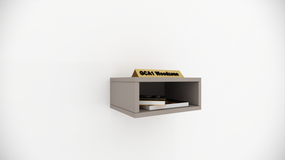 FURNITELL WELLMOUNT BED SIDE-BEIGE Furnitell