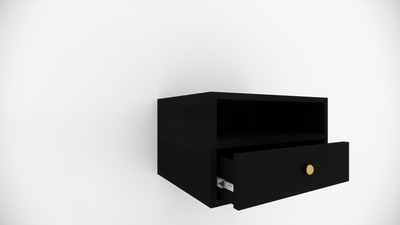 FURNITELL WELLMOUNT BED SIDE-BLACK Furnitell