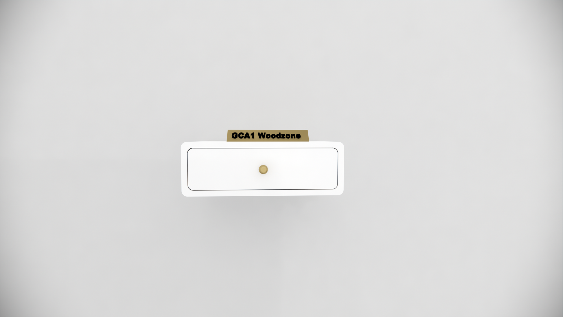 FURNITELL WELLMOUNT BED SIDE-WHITE Furnitell